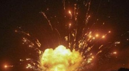 Мощный взрыв на складе оружия в Дамаске
