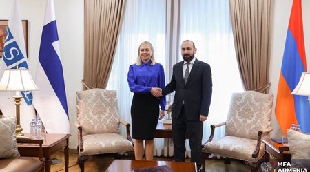 Мирзоян провёл встречу с председателем ОБСЕ Элиной Валтонен