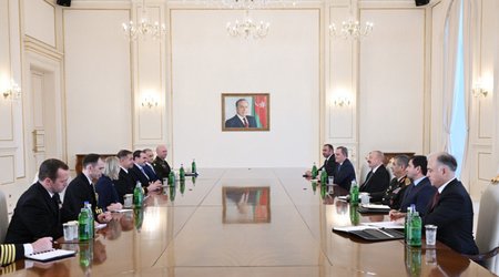 Высокопоставленный американский генерал у Ильхама Алиева
