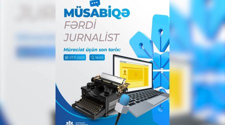 MEDİA jurnalistlər üçün müsabiqə elan edib