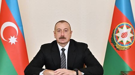 Ильхам Алиев поделился публикацией по случаю Дня Победы
