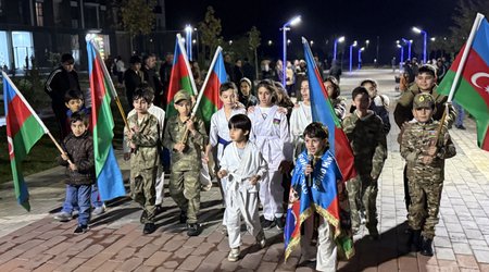 Füzulidə Zəfər Gününə həsr olunmuş tədbirlər atəşfəşanlıqla başa çatıb