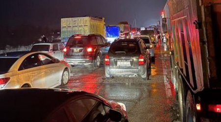 Bakı-Qazax yolundakı tıxacla bağlı - Açıqlama