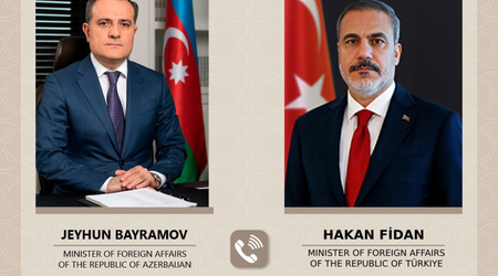 Ceyhun Bayramovla Hakan Fidan arasında telefon danışığı olub