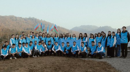 Leyla Əliyeva, Arzu Əliyeva və Alena Əliyeva Lənkəranda ekoloji aksiyalarda iştirak ediblər
