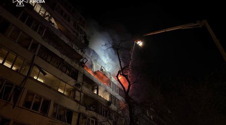 Россия атаковала Киевскую область дронами, один человек погиб, шестеро ранены