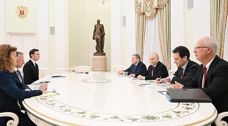 Началась встреча Путина с Уиткоффом и Кушнером
