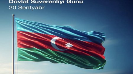 20 Sentyabr - Dövlət Suverenliyi Günü qeyri-iş günü olacaq