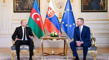 Состоялась встреча президентов Азербайджана и Словакии в формате один на один