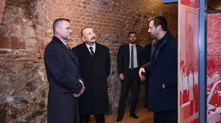 Президенты Азербайджана и Словакии посетили замок Девин в Братиславе