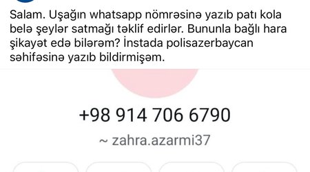 İran nömrələri ilə uşaqlara yazıb narkotik təklif edildiyi iddia olunur- DİN-dən açıqlama