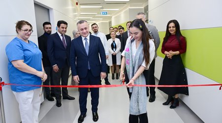 Лейла Алиева приняла участие в открытии Центра трансплантации костного мозга в Liv Bona Dea