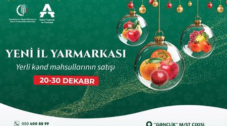 Bakıda “Kənddən Şəhərə” Yeni il yarmarkası start götürür