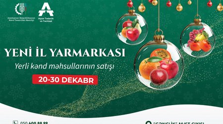 Bakıda "Kənddən Şəhərə" Yeni il yarmarkası keçirilir