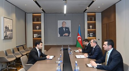Глава МИД Азербайджана принял генсека МОГО