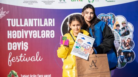 Azərsun Holdinq”in “Tullantıları hədiyyələrə dəyiş” ekoloji festivalına dəstək verib