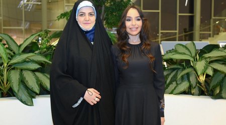 Leyla Əliyeva Zəhra Pezeşkianla görüşüb