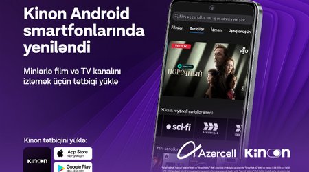 Azercell “Kinon” tətbiqinin funksionallığını genişləndirir
