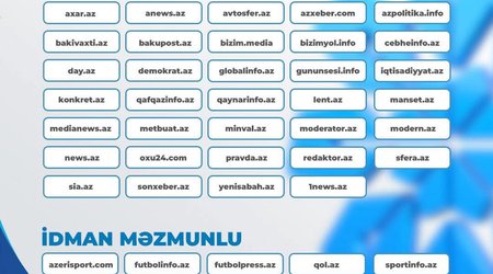 Onlayn və çap media subyektlərinə dəstək müsabiqəsinin nəticələri açıqlanıb