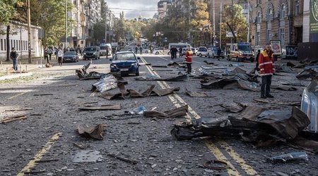 СМИ: ВС РФ нанесли массированный удар дронами по Украине