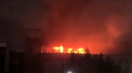 В Тбилиси крупный пожар
