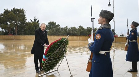 Prezident 20 Yanvar şəhidlərinin xatirəsini yad edib