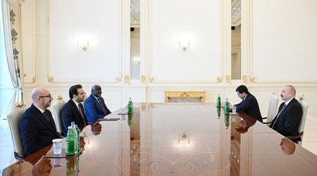 Prezident “Zayed İnsan Qardaşlığı Mükafatı” ilə bağlı nümayəndə heyətini qəbul edib