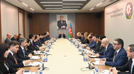 Xarici İşlər Nazirliyində geniştərkibli kollegiya iclası keçirilib