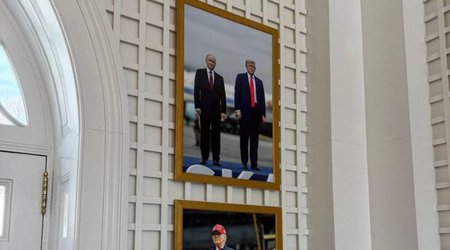 В Белом доме повесили фотографию Путина и Трампа