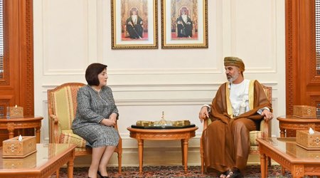 Sahibə Qafarova Oman Şura Məclisinin sədri ilə görüşüb