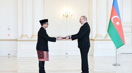Prezident İndoneziyanın Azərbaycanda yeni təyin olunmuş səfirinin etimadnaməsini qəbul edib
