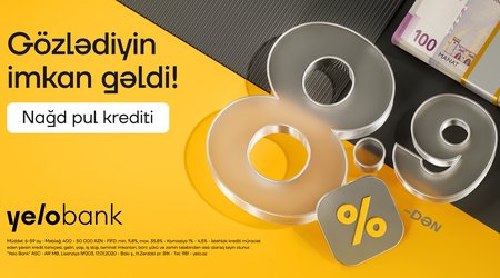 Loan rates at Yelo Bank now start from just 8.9%!