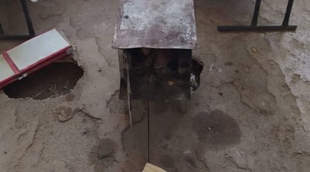 Yanan sobanın üstünə düşən 84 yaşlı kişi öldü
