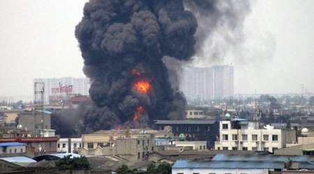 В Китае из-за взрыва на предприятии погибли восемь человек