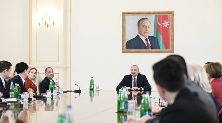 Əliyev ABŞ Ticarət Palatasının nümayəndə heyətini qəbul edib - Yenilənib