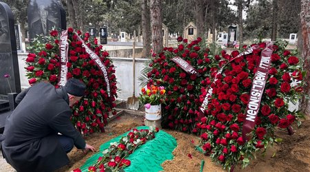 Fəzail Ağamalı dəfn edilib - Video/Yenilənib