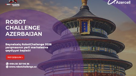 Azercell-in dəstəyi ilə “RobotChallenge 2026” üzrə Azərbaycanda milli seçim mərhələsinin hazırlıq işləri davam edir