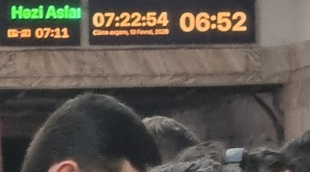 Bakı metrosunda texniki nasazlıq səbəbindən qatarların hərəkətində gecikmə olub