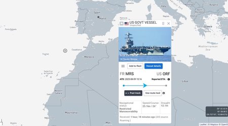 США направляют крупнейшую с 2003 года авиагруппировку на Ближний Восток