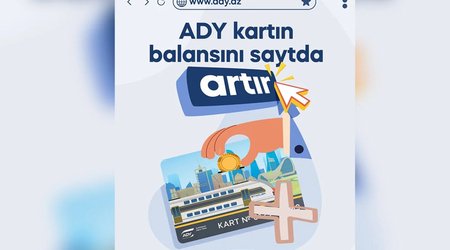 ADY: Gediş kartının balansını rəqəmsal artırmaq mümkündür
