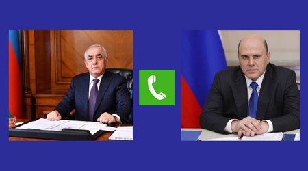 Baş nazir Əli Əsədov Rusiya Hökumətinin sədri Mixail Mişustinlə telefonla danışıb