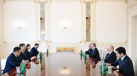 Prezident İlham Əliyev Moldovanın Baş nazirinin müavinini qəbul edib