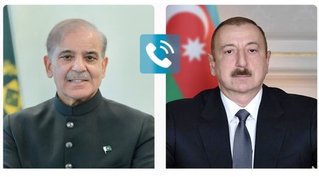 Şahbaz Şərif Azərbaycan Prezidentinə zəng edib