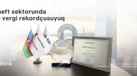 Kapital Bank qeyri-neft sektoru üzrə vergi rekordçusu ünvanını qoruyur