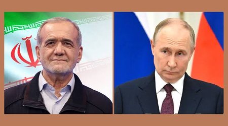 Путин созвонился с Пезешкианом