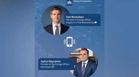 Ceyhun Bayramov və Tom Berendsen arasında telefon danışığı olub