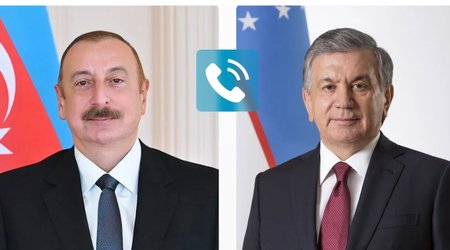 Ilham Aliyev, Shavkat Mirziyoyev express concern about situation in Middle East