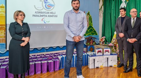 Azercell and the National Paralympic Committee visited Children’s Home No. 3