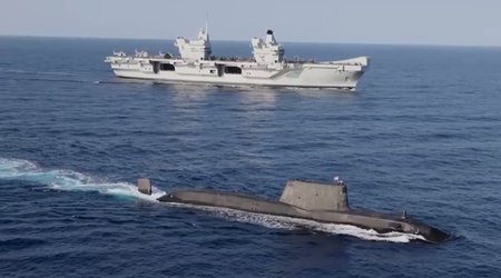 Британская атомная подводная лодка размещена в Аравийском море