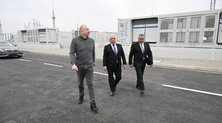 Prezident İlham Əliyev “Abşeron” Batareya Enerji Saxlanc Mərkəzinin açılışında iştirak edib
